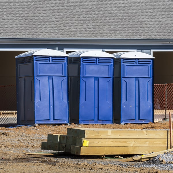 what is the maximum capacity for a single porta potty in Cherry Hills Village